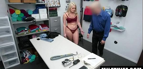  Hot Milf Has Been Observed Stealing Lingerie From The Storefront - Lisey Sweet